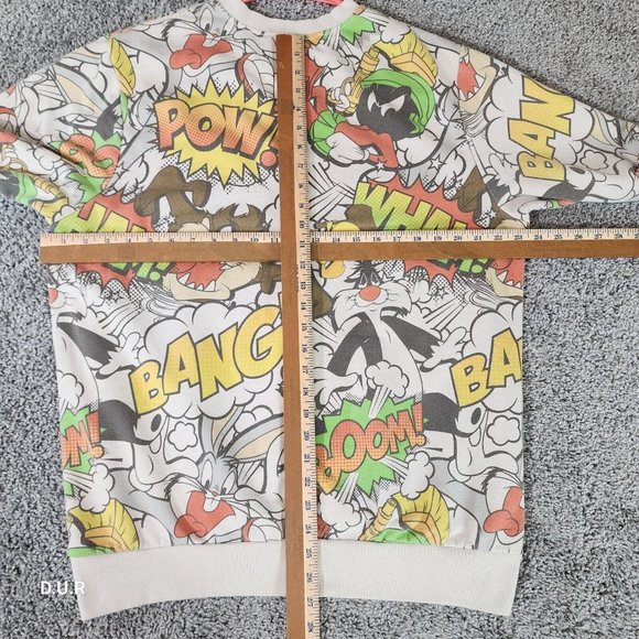 Looney Tunes Sweatshirt Men's XL 46-48 Bugs‎ Bunny And Crew Long Sleeve Casual - Picture 5 of 8